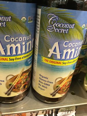 Vegan coconut aminos at Giant Food in Alexandria