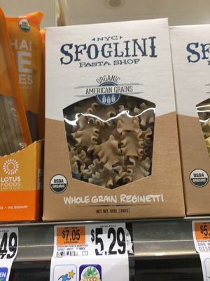 Vegan pasta at Giant Food in Alexandria