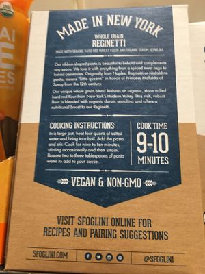 Vegan label at Giant Food in Alexandria