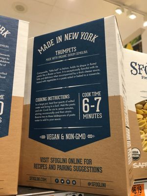 Vegan label at Giant Food in Alexandria