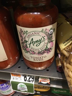 Vegan pasta sauce at Giant Food in Alexandria