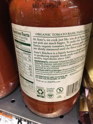 Vegan label at Giant Food in Alexandria
