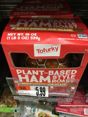 Vegan ham at Giant Food in Alexandria