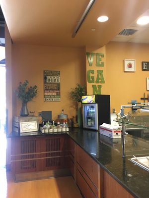 Vegan station at Southside Dining Hall in Fairfax