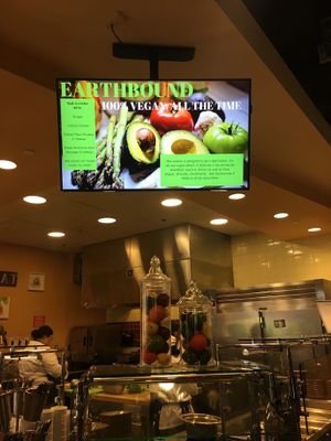 Vegan station at Southside Dining Hall in Fairfax