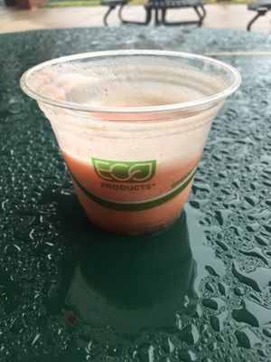 Compostable cup at Southside Dining Hall in Fairfax