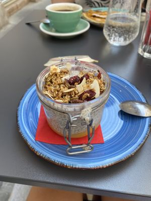 Chia pudding   at Lion's Locker in Budapest