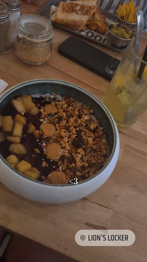 Vegan Chia pudding at Lion's Locker in Budapest