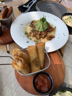 Roasted veggie cous Cous  at Scarlett Skyy in Galle