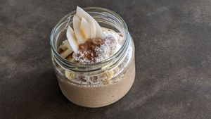 chocolate chia pudding at MEMO Boutique Hotel in Ahangama