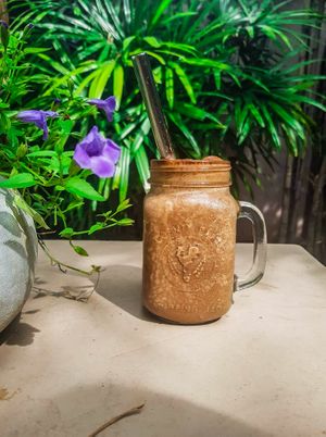 Vegan chocolate Frappe  at The Native in Weligama