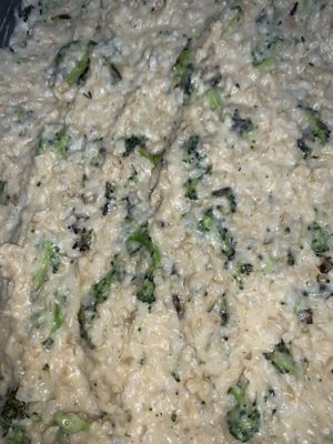 Broccoli risotto  at Plant in Fairfield
