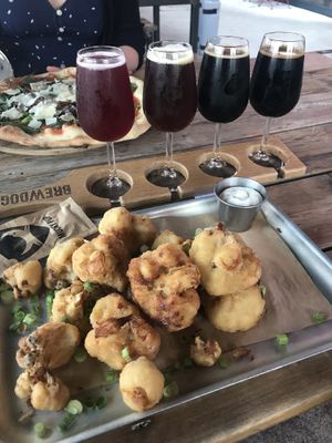 Cauliflower wings and vegan mayo (and vegan pizza) at BrewDog - Outpost in Dublin