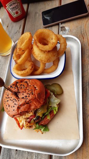 Beyond Burger and onion rings at BrewDog - Outpost in Dublin