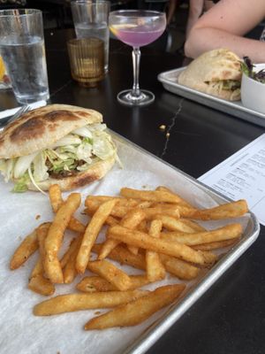 Vegan gryo  at Zivio in Grand Rapids