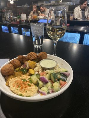 Zivio - Falafel platterr  at Zivio in Grand Rapids