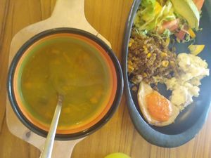 Meal of the day at Casa Omedeto in Armenia
