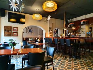 Inside at Fox and Hounds in Soenderborg