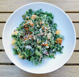 Kale Caesar Salad at Virtuous Pie in Victoria
