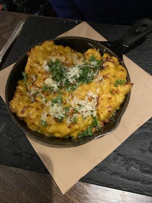 Mac and cheese  at Virtuous Pie in Victoria