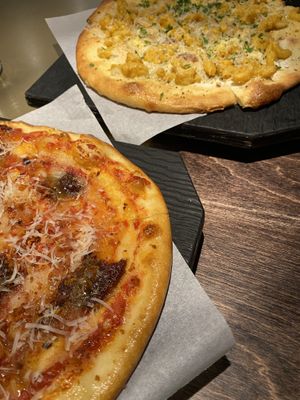 Sweet Mary Jane & Mac + Cheezza  at Virtuous Pie in Victoria