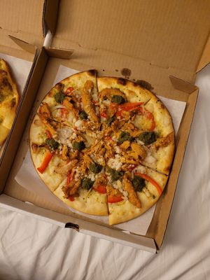 Tandoori Pizza at Virtuous Pie in Victoria