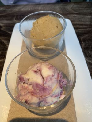 Berry Cheesecake and Pumpkinn  at Virtuous Pie in Victoria