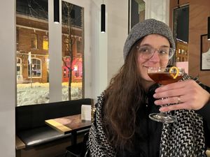 Cocktails and amazing foodd  at Virtuous Pie in Victoria