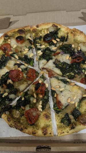 Ultraviolet pizza  at Virtuous Pie in Victoria