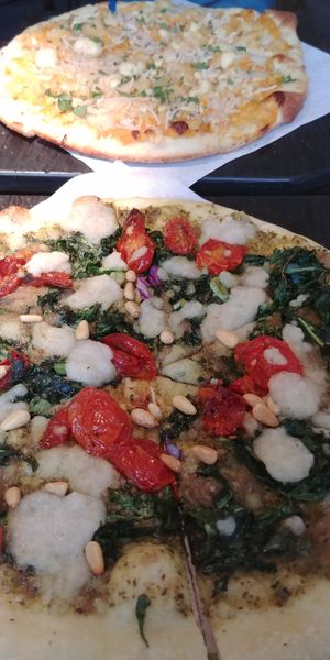 Ultraviolet and Mac & Cheeza at Virtuous Pie in Victoria