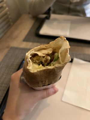 falafel wrap (6€) 🥙   at Jaffa in Brussels