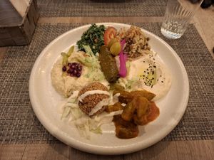 Vegan mezze at Jaffa in Brussels