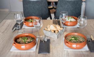 Meeeee  délicieux les plats Vegan  at Jaffa in Brussels