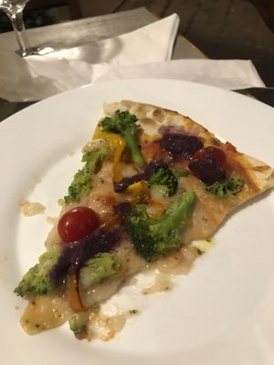 Brócolis com pesto de azeitona at Vinopizza in Praia Do Forte