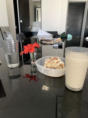 Cinnabon  #Veganuary at Panneria in Playa Del Carmen