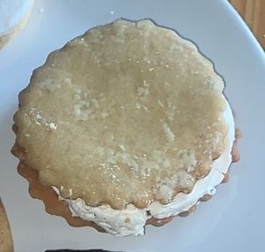 Vegan lemon cookie😄  at Panneria in Playa Del Carmen