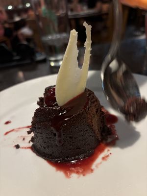 Plant Based Cherry Chocolate Cake (Not GF)  at Walt Disney World - Mama Melrose's Ristorante Italiano in Lake Buena Vista