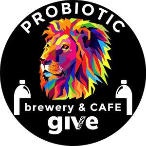 Probiotic brewery and cafe with lion at GIVE Kefir in Siem Reap