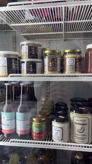 Products  at GIVE Kefir in Siem Reap