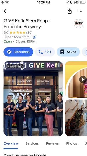   at GIVE Kefir in Siem Reap