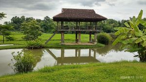 Garden at The Govinda Farm in Chiang Mai