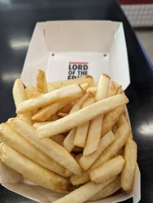 regular-size fries at Lord of the Fries in Fortitude Valley