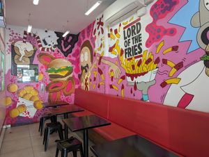 interior at Lord of the Fries in Fortitude Valley