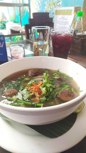 A dream of a soup - and very filling! at Mini Makphet in Vientiane