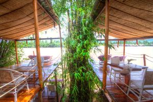 Riverfront Restaurant at Sabay Beach in Kampot
