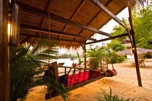 Many Places to Hang Out at Sabay Beach in Kampot