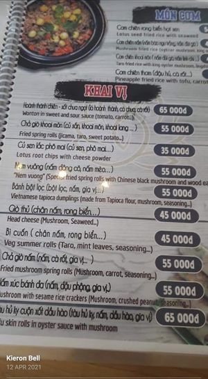  at Phuoc Duyen Chay in Ho Chi Minh City