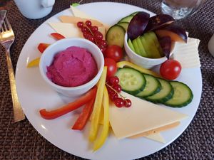 Vegan breakfast at SORAT Hotel in Berlin