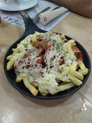 "Bacon" chips at Pipol Bar in Alhaurin De La Torre