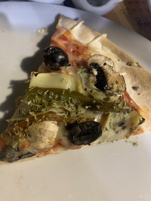 The best vegan gluten free pizza around !  at Pipol Bar in Alhaurin De La Torre